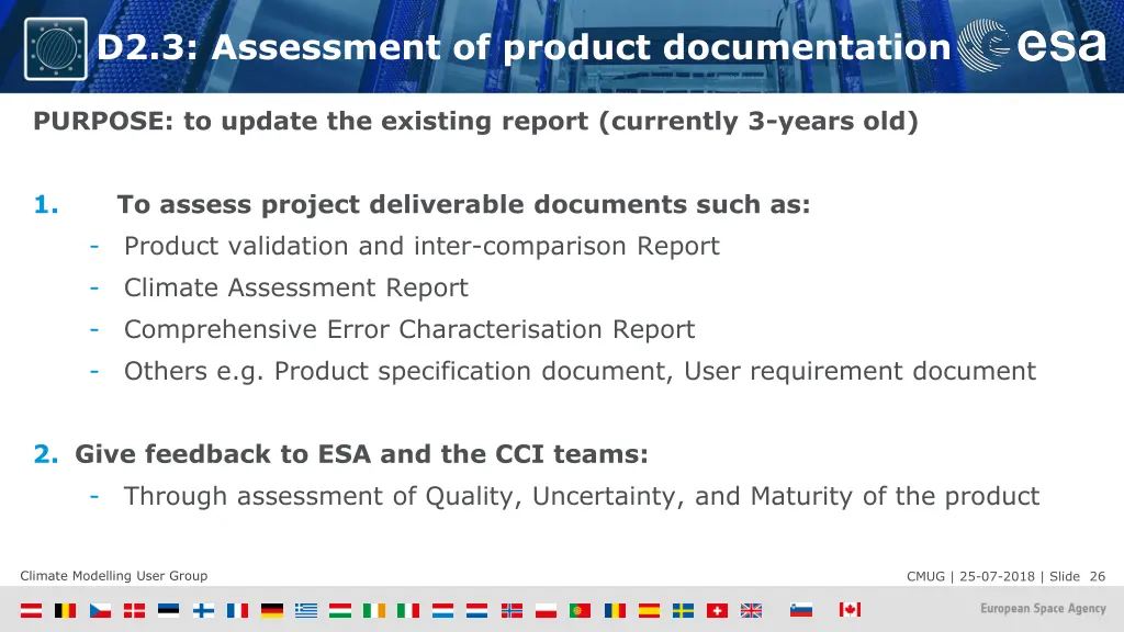 d2 3 assessment of product documentation