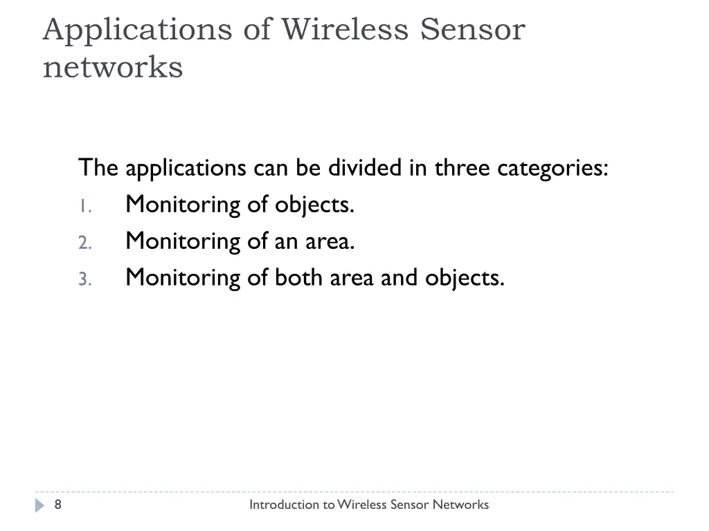 applications of wireless sensor networks