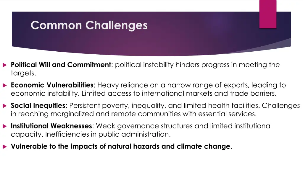 common challenges