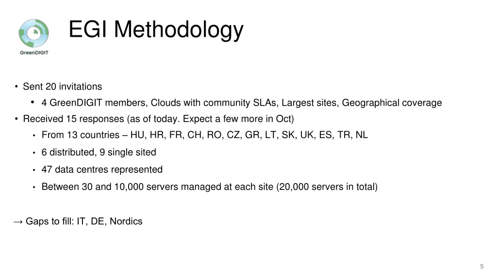 egi methodology