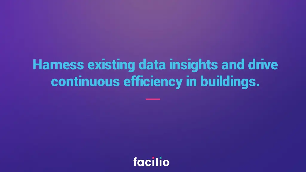 harness existing data insights and drive