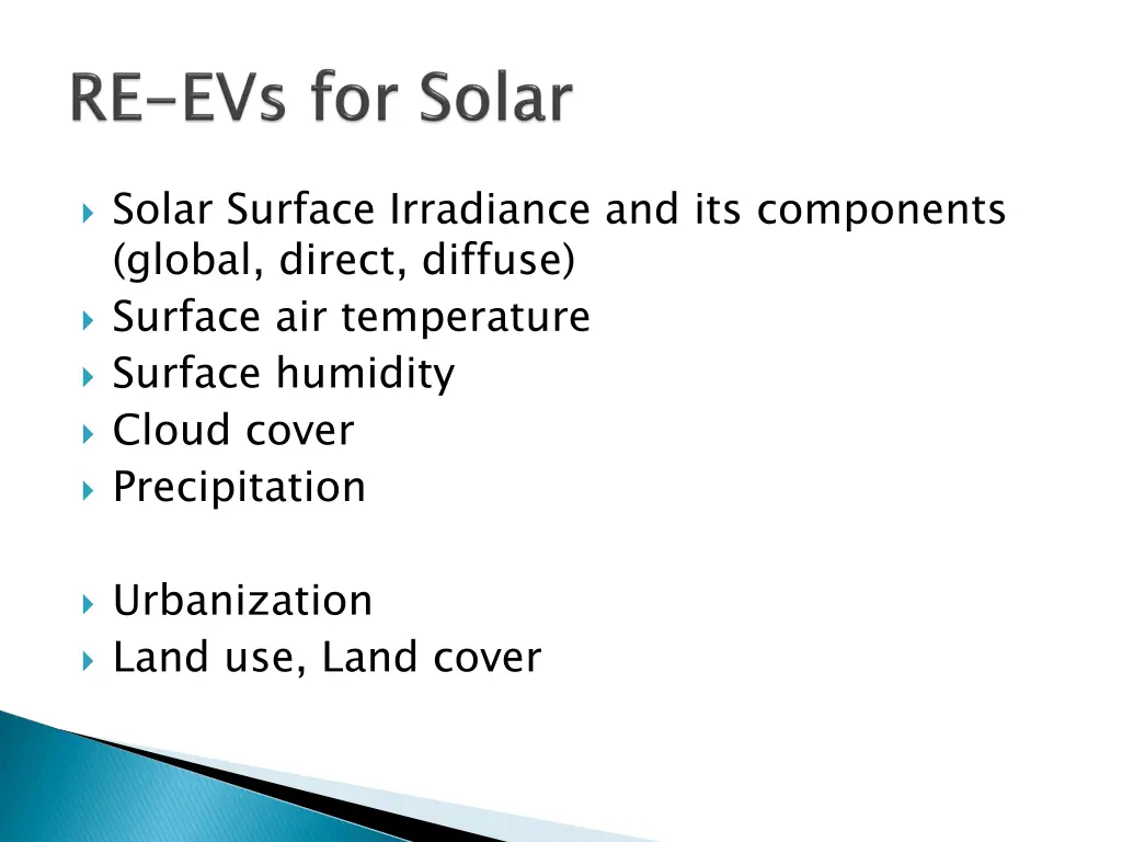 solar surface irradiance and its components