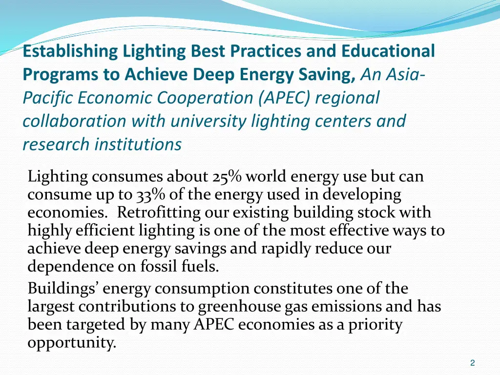 establishing lighting best practices