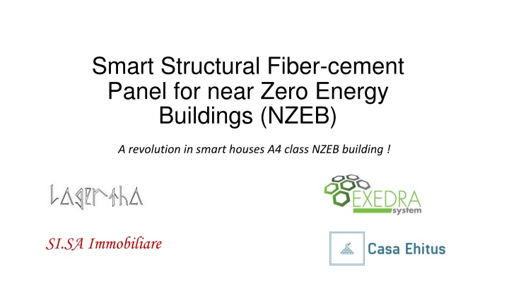 smart structural fiber cement panel for near zero