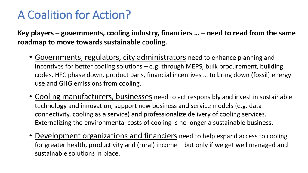 a coalition for action a coalition for action