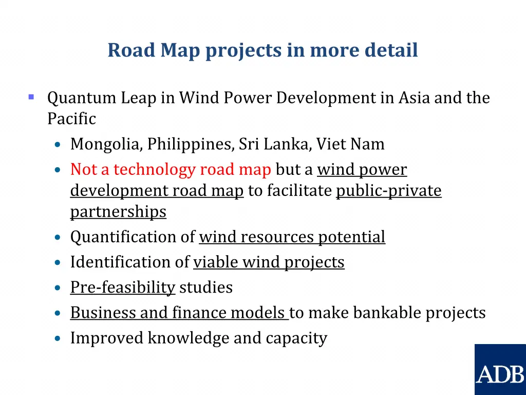 road map projects in more detail 3