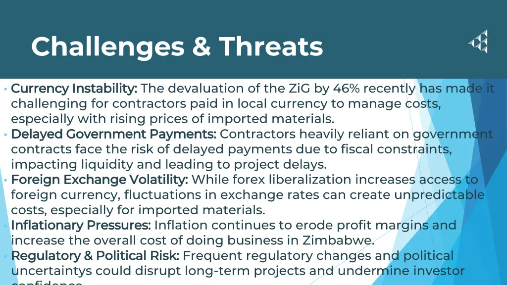 challenges threats