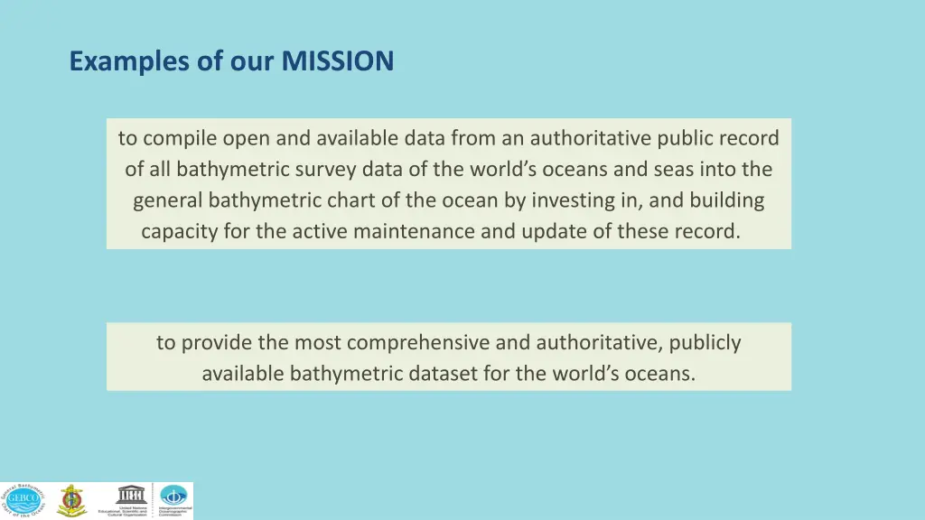 examples of our mission