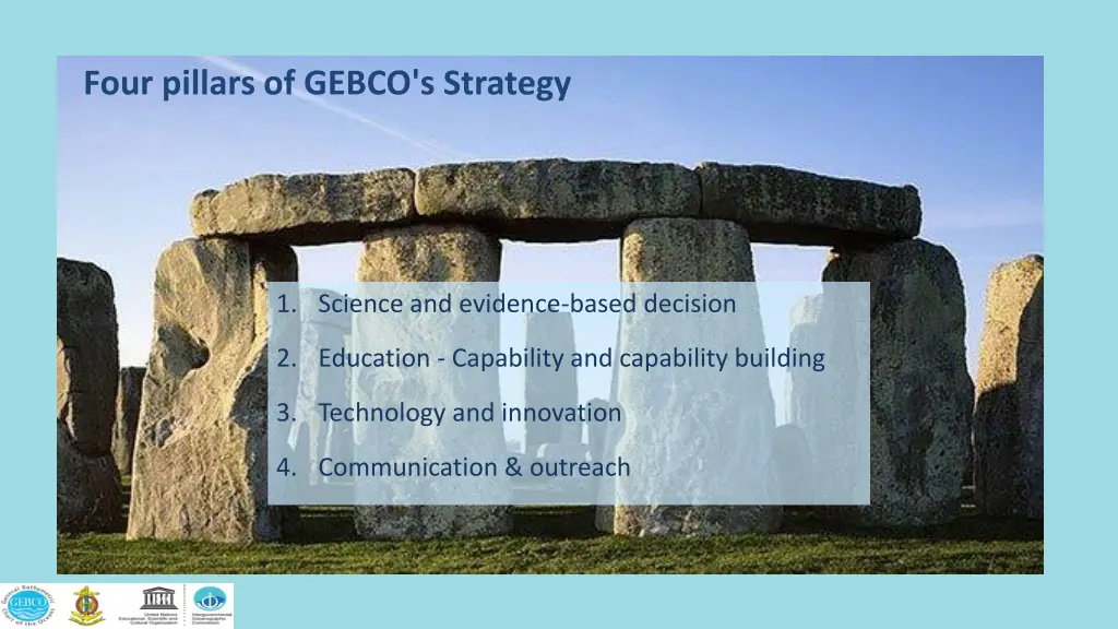 four pillars of gebco s strategy