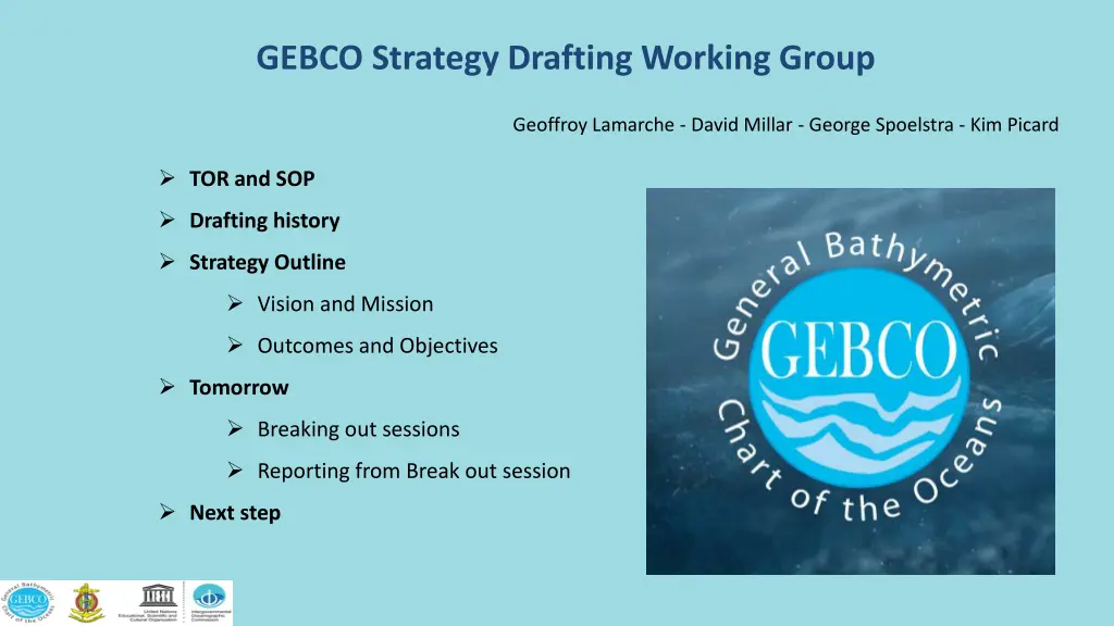 gebco strategy drafting working group