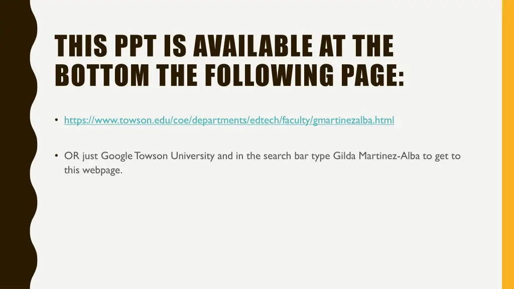 this ppt is available at the bottom the following