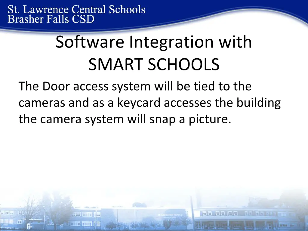 software integration with smart schools the door