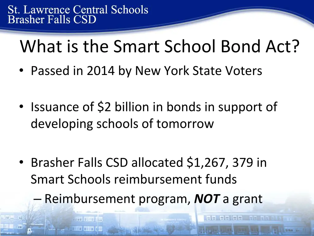 what is the smart school bond act passed in 2014