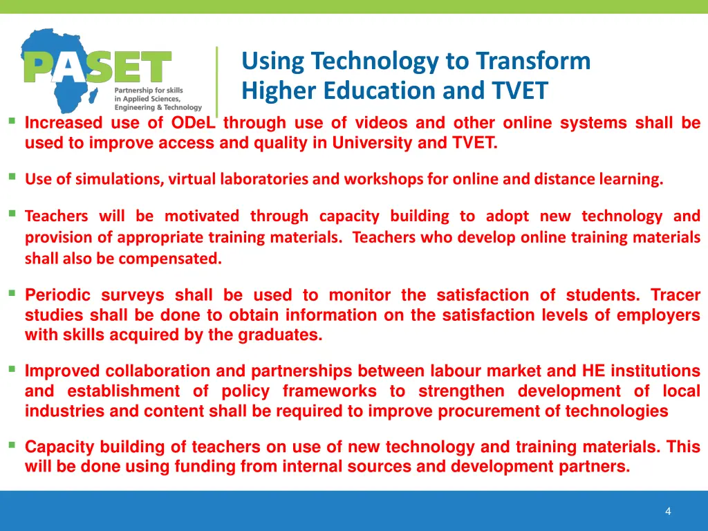 using technology to transform higher education