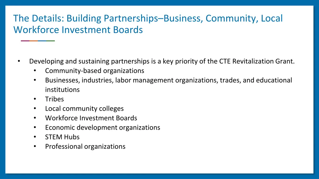 the details building partnerships business