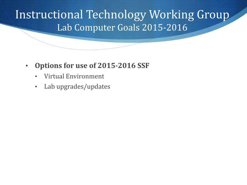 instructional technology working group 4