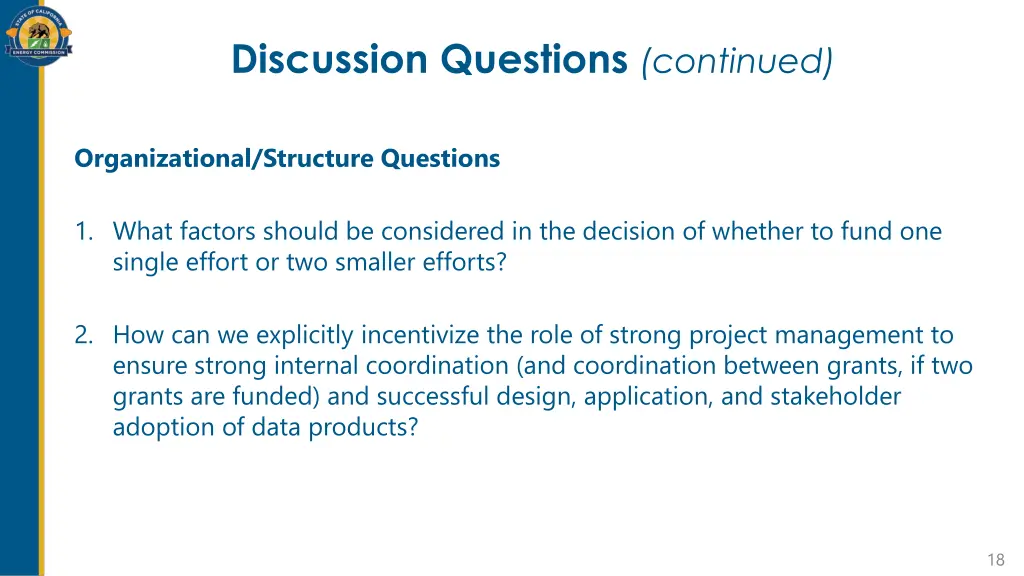 discussion questions continued