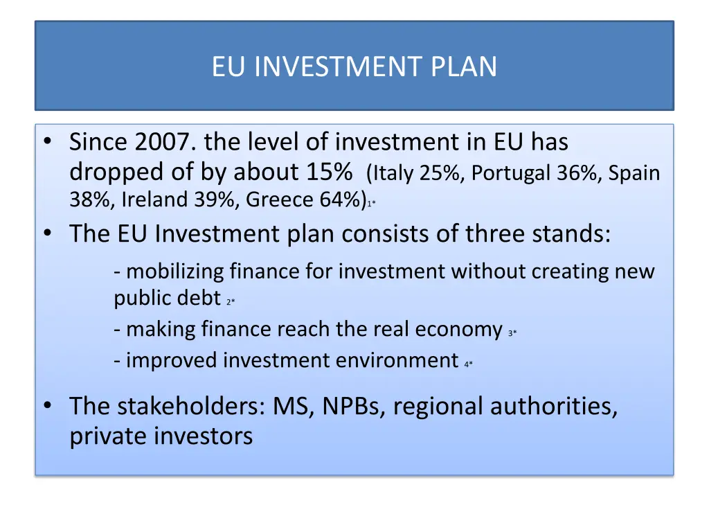 eu investment plan 1