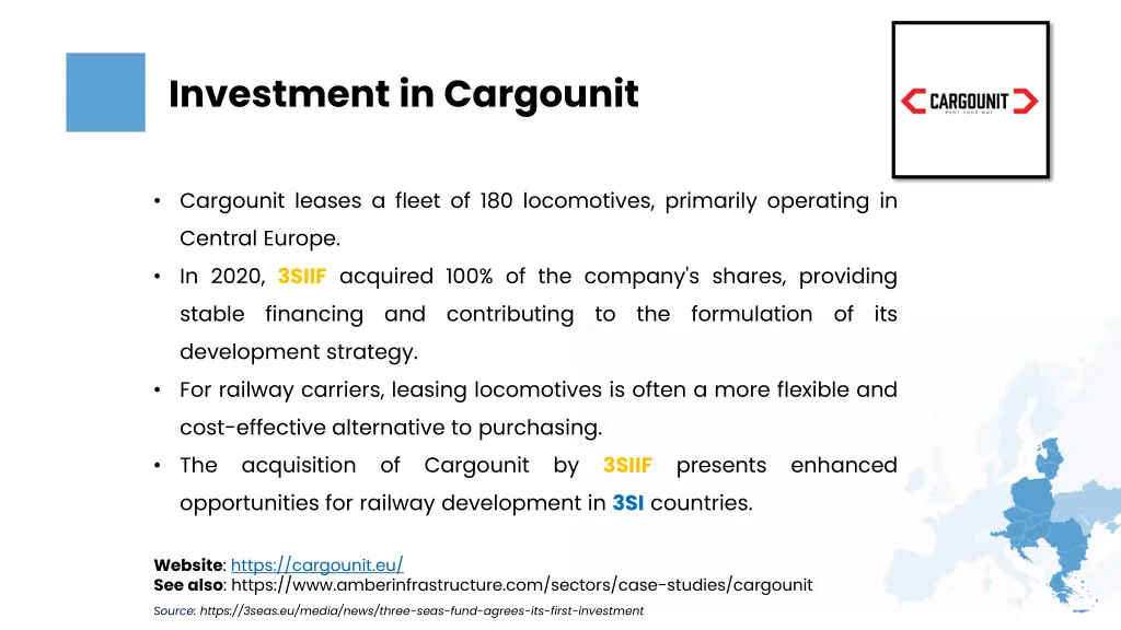 investment in cargounit