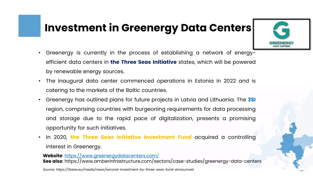 investment in greenergy data centers