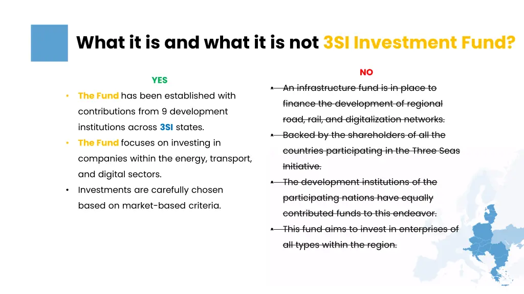 what it is and what it is not 3si investment fund