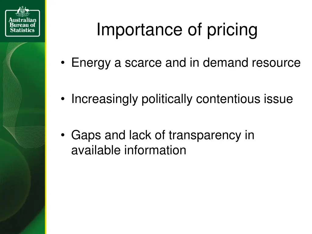 importance of pricing