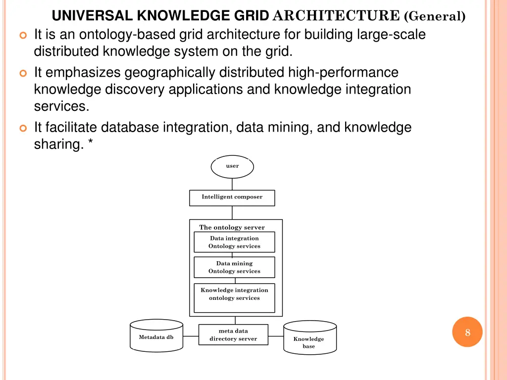 universal knowledge grid architecture general