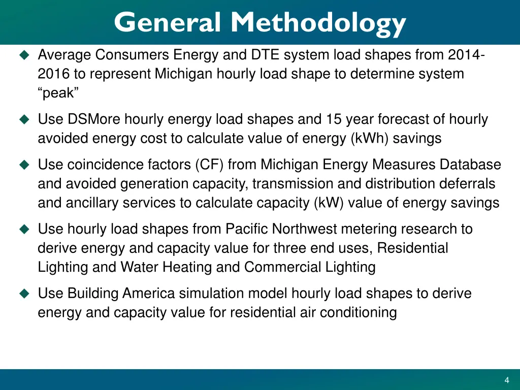 general methodology