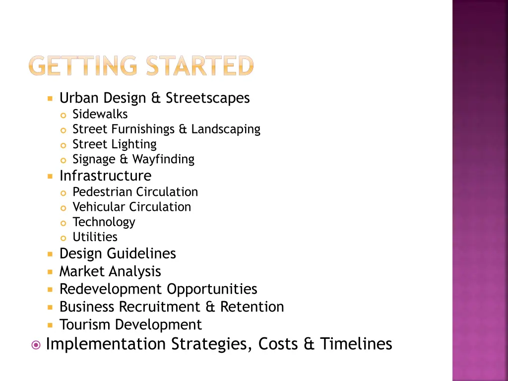 getting started 1