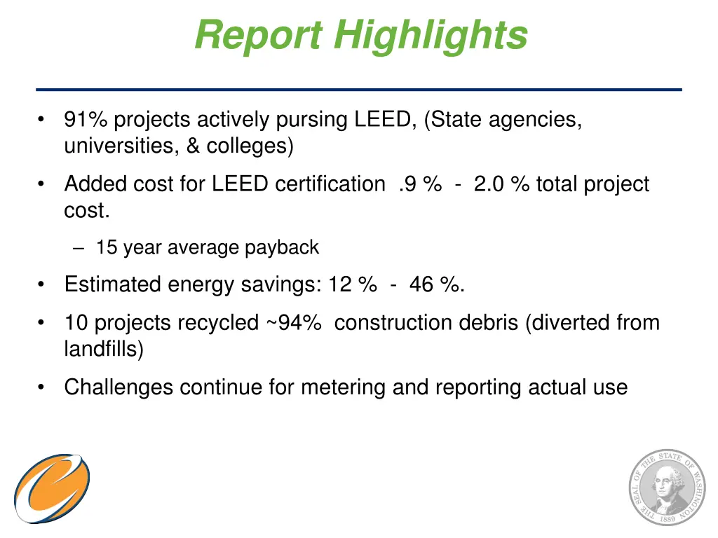 report highlights 1