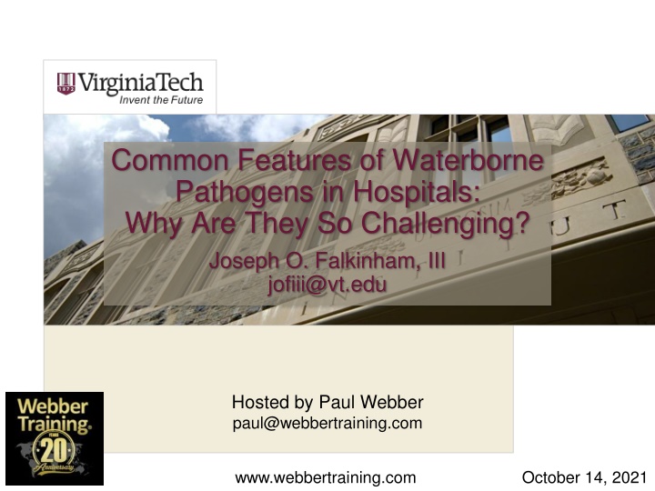 common features of waterborne pathogens