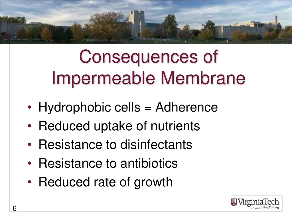 consequences of impermeable membrane