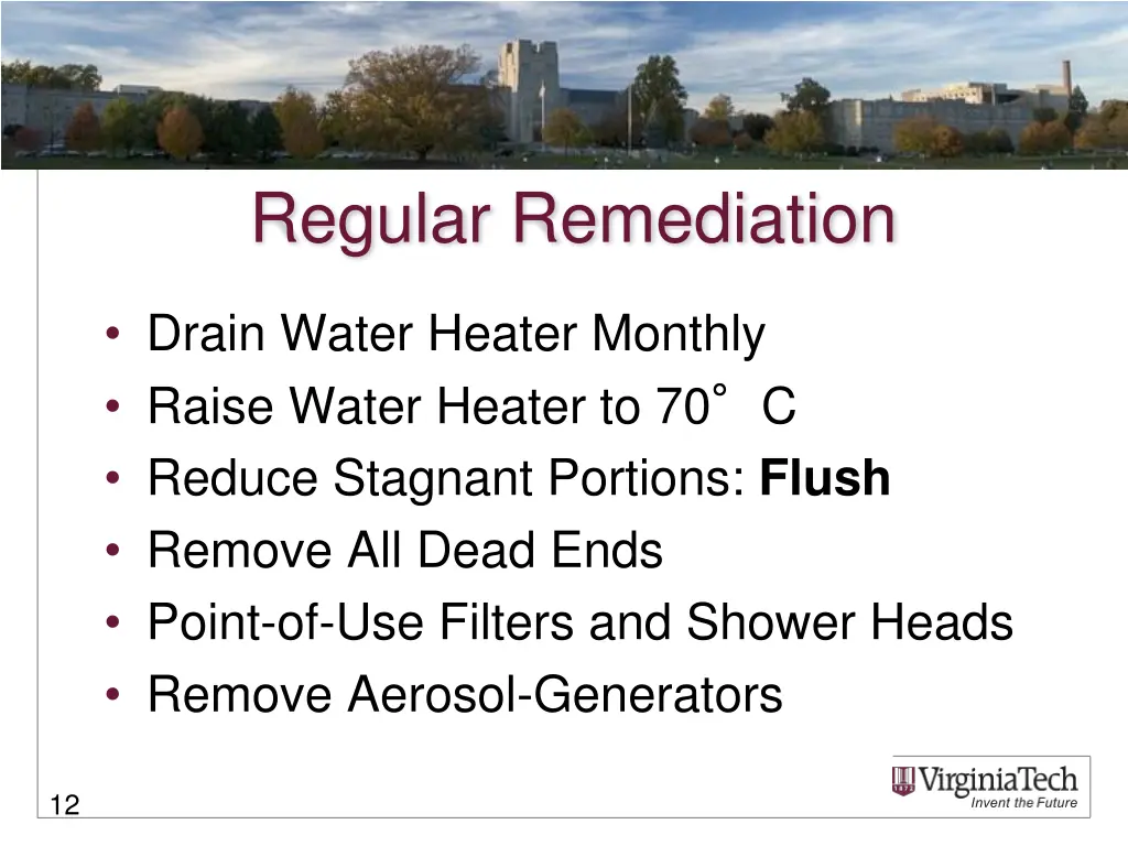 regular remediation