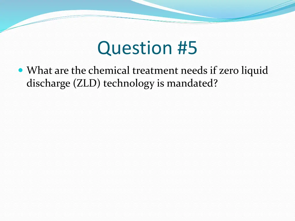 question 5