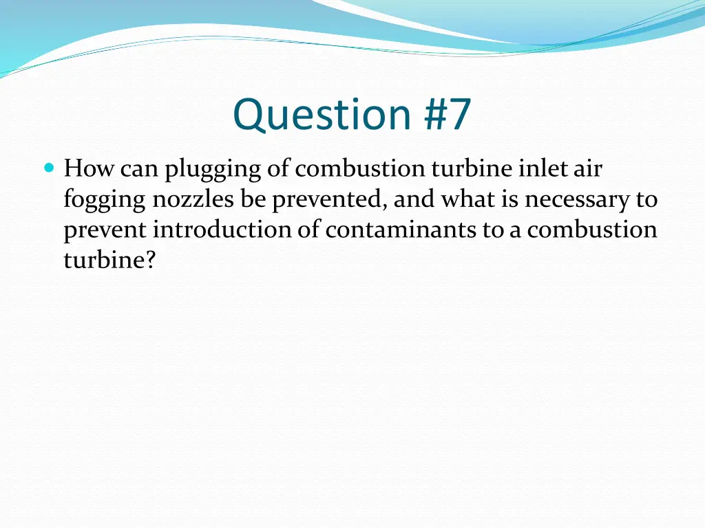 question 7