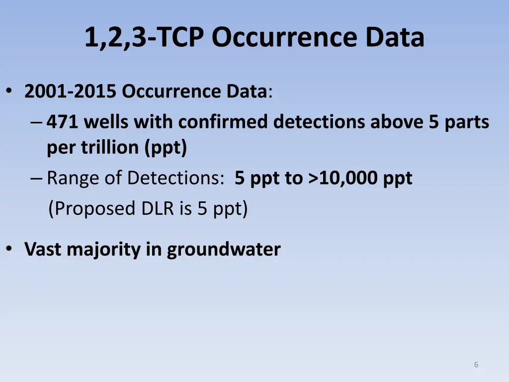 1 2 3 tcp occurrence data