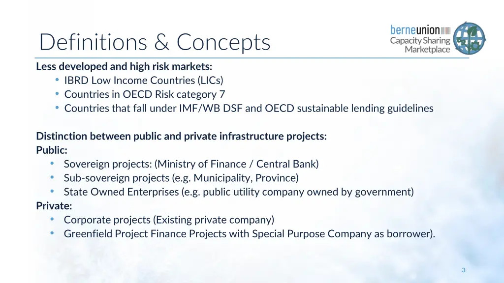 definitions concepts less developed and high risk