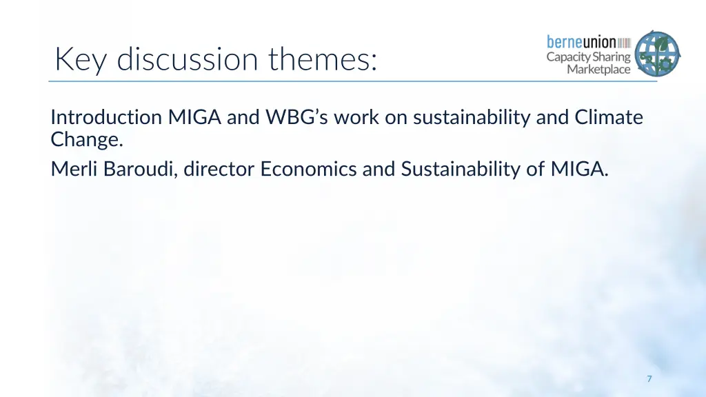 key discussion themes 1