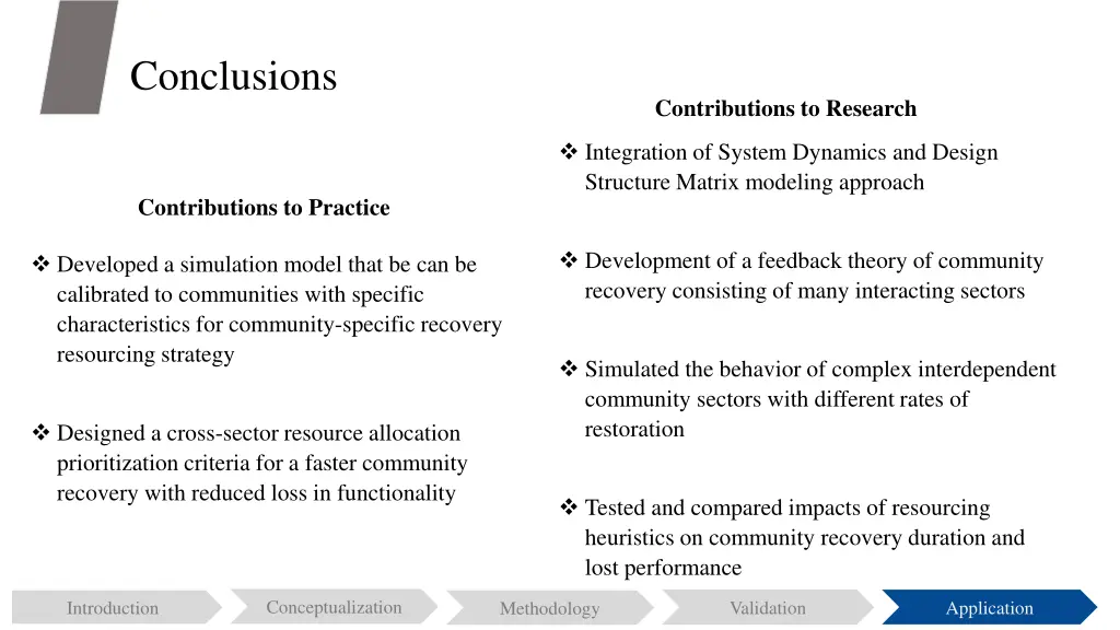 conclusions