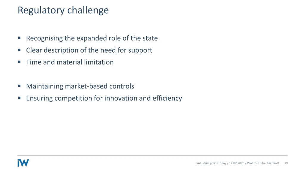 regulatory challenge