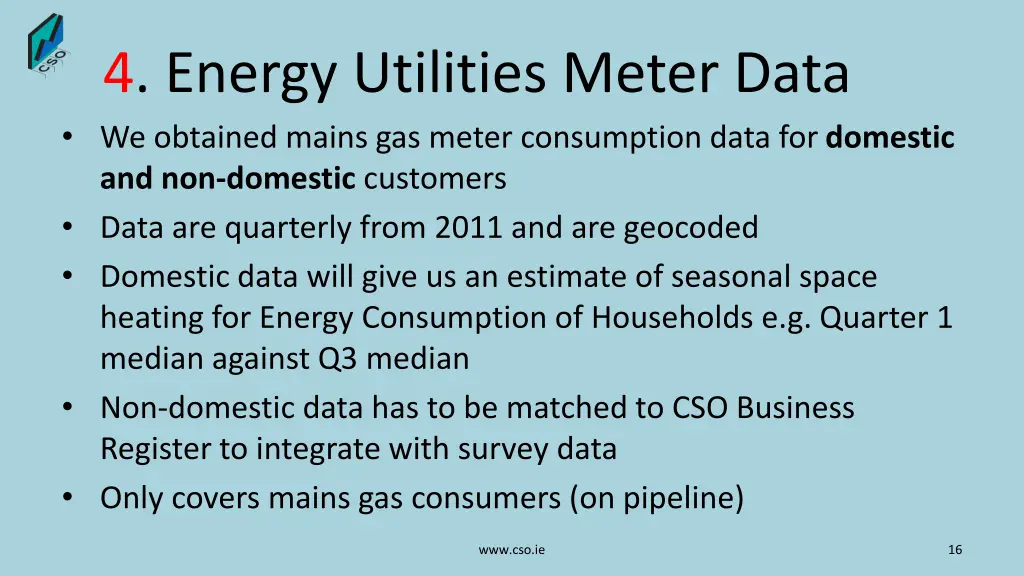 4 energy utilities meter data we obtained mains