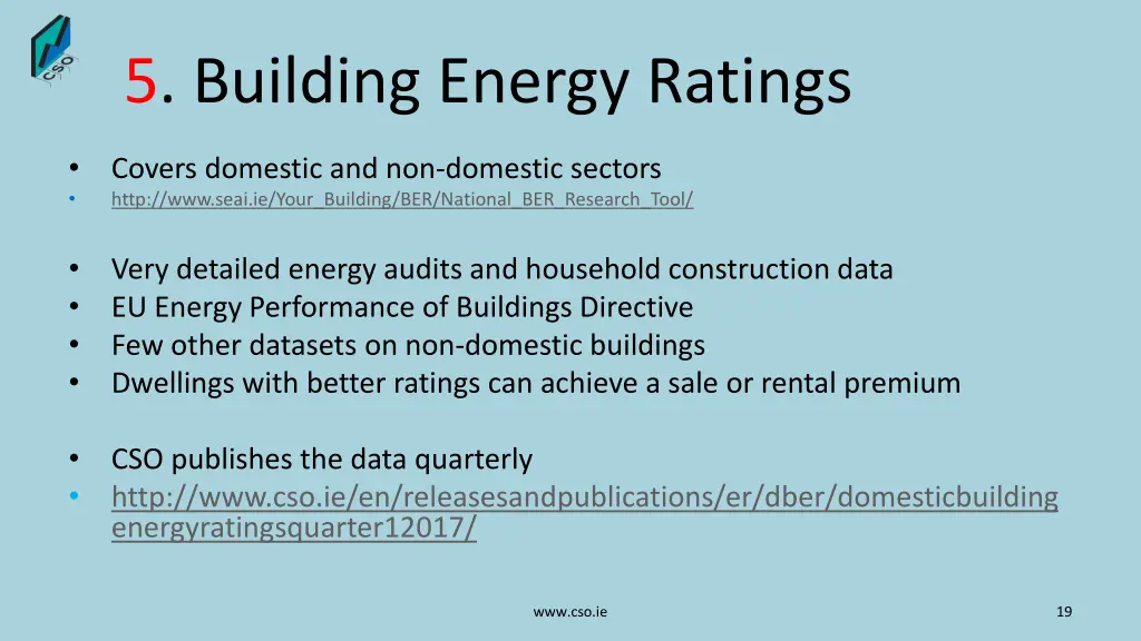 5 building energy ratings