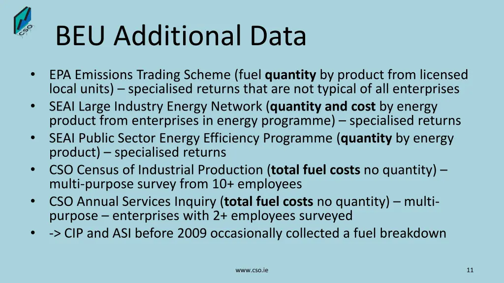 beu additional data