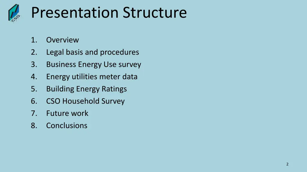 presentation structure