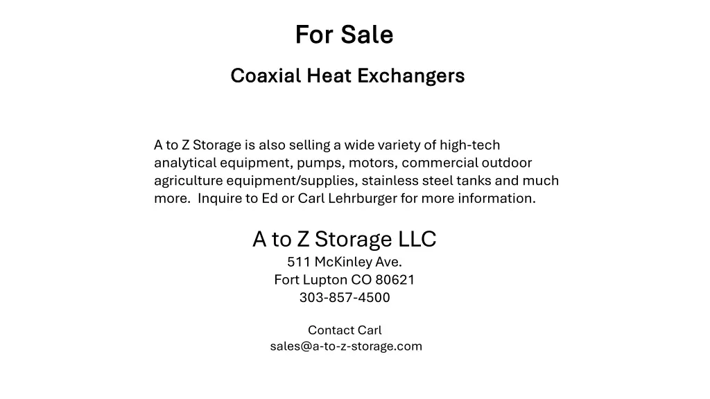 for sale for sale