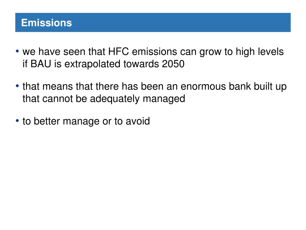 emissions