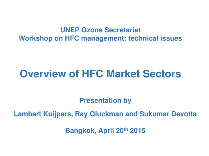 unep ozone secretariat