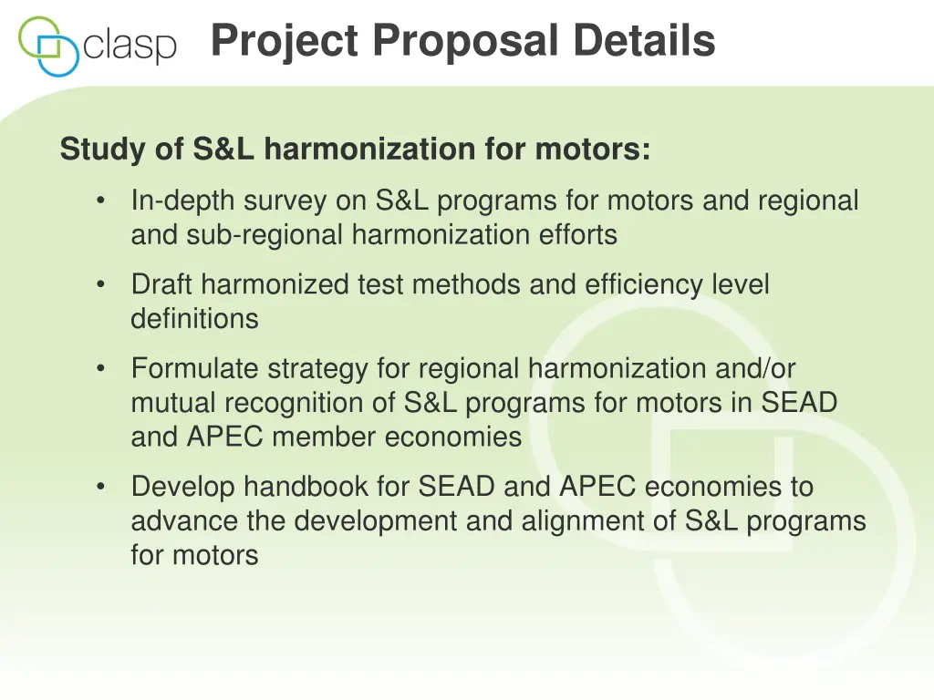 project proposal details