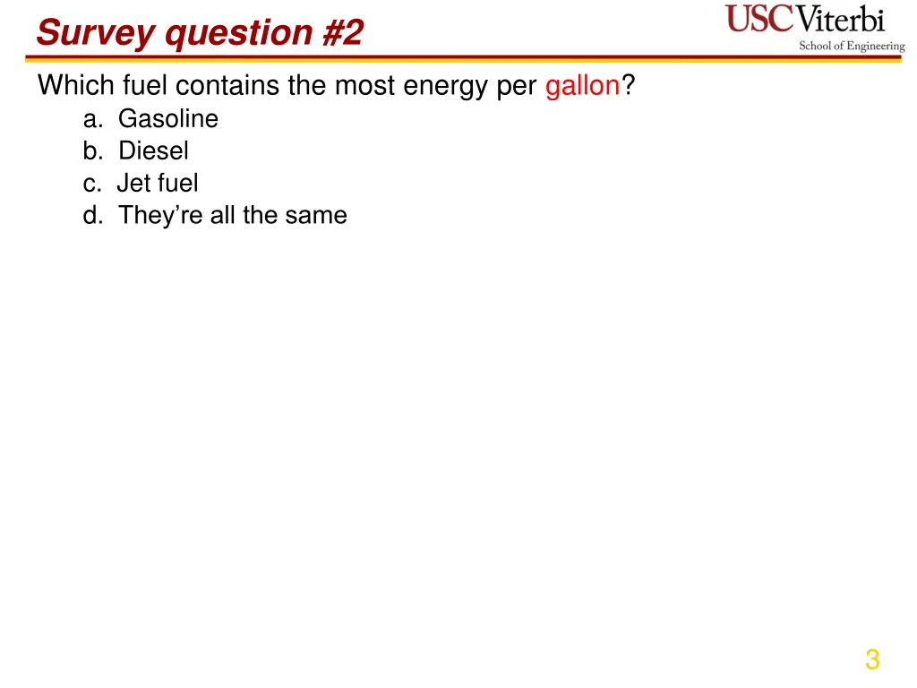 survey question 2