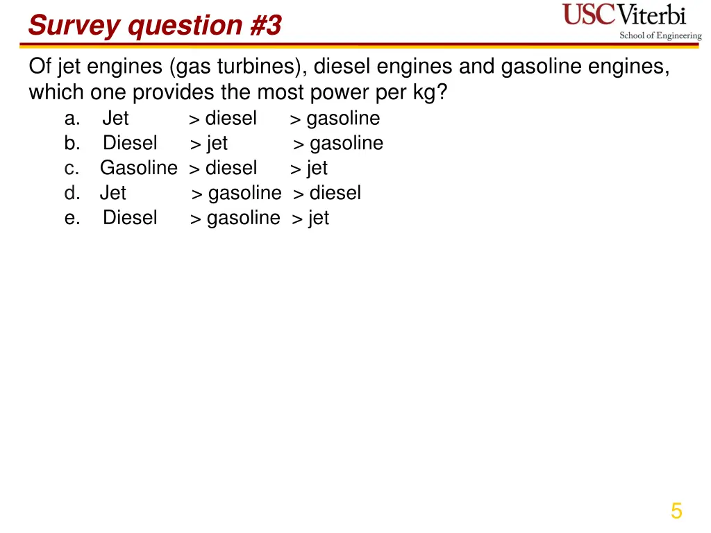 survey question 3